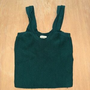 Abercrombie & Fitch Teal Ribbed Tank Top